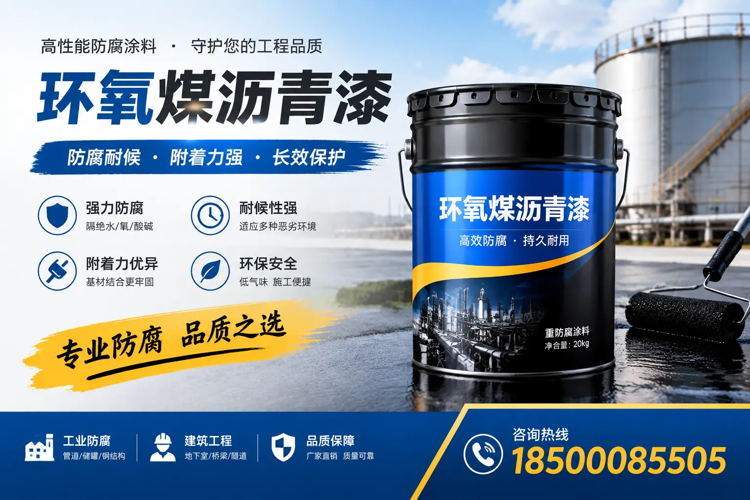 如何选择适合的环氧煤沥青漆?厦门市场选型指南